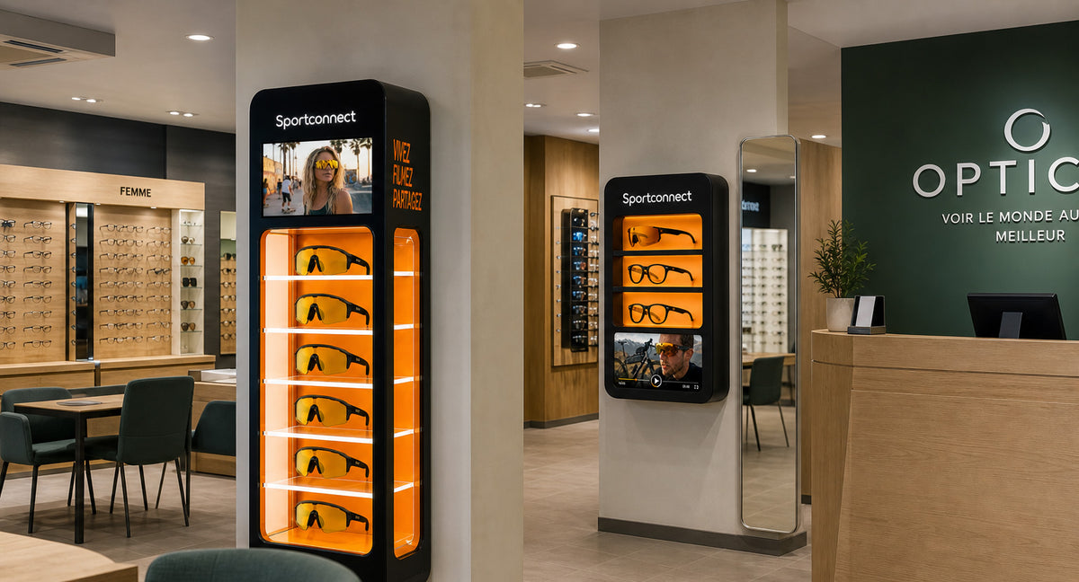 Sportconnect est distribué chez plus de 150 opticiens partenaires !