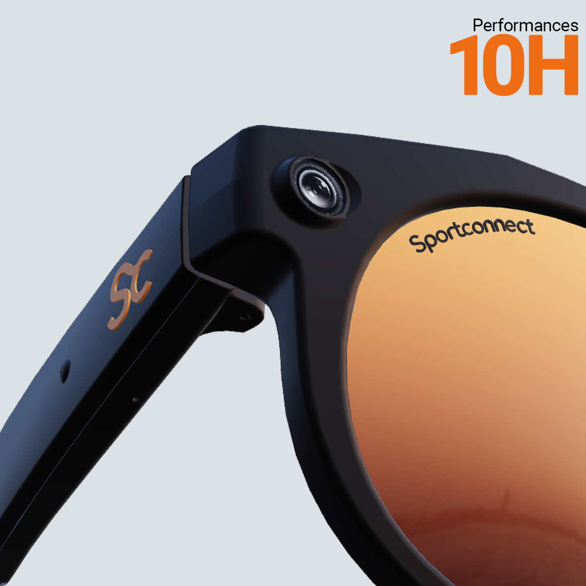 Lunettes connectées pour filmer le surf, le skate ou le snowboard