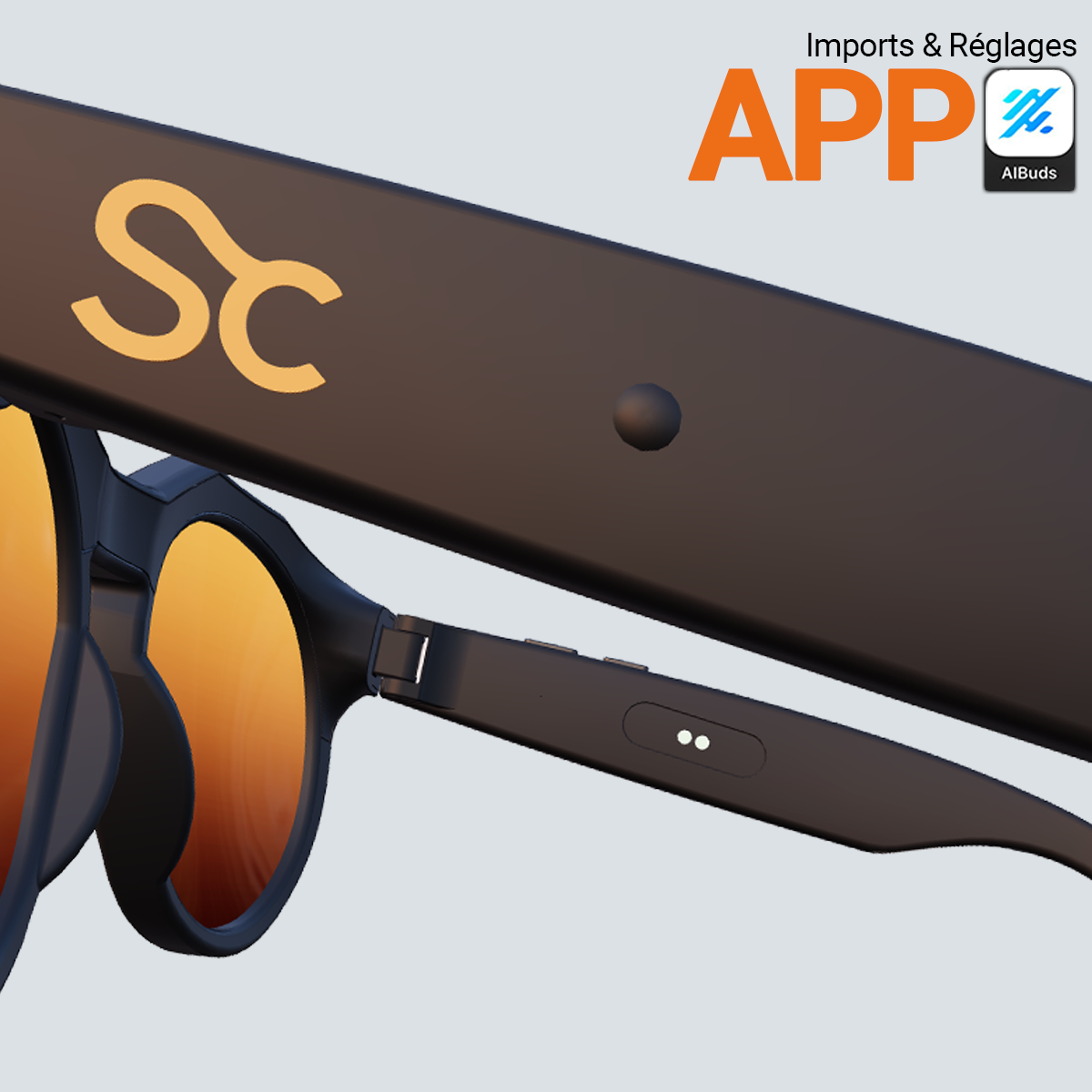 Lunettes caméra connectées pour capturer des vidéos immersives POV