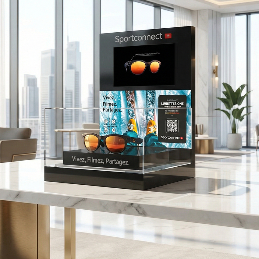 Lunettes intelligentes avec traduction en temps réel par IA